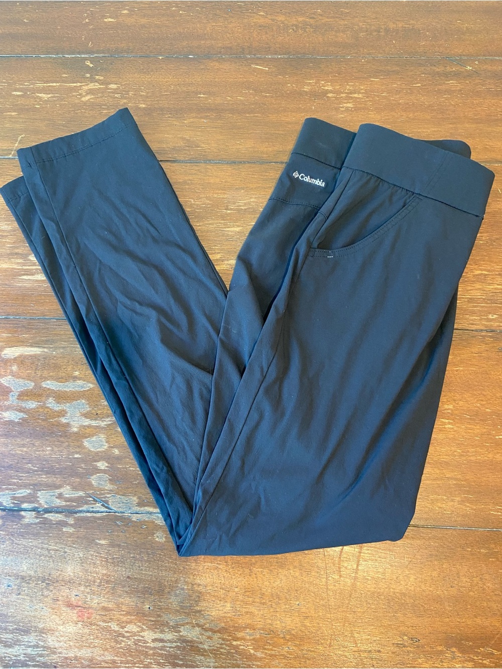 Women S Columbia Omni Shield Relax Hiking Pants Outdoor Active Straight Leg Blac